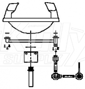 Speakman SE-403 Wall-Mounted Eye/Face Wash (Discontinued)