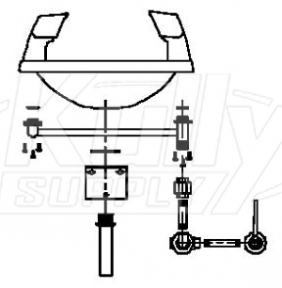 Speakman SE-404 Wall-Mounted Eye/Face Wash