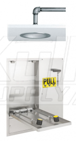 Speakman SE-575-DP-237 Swing Down-Activated Wall-Mounted Combination Drench Shower & Eyewash