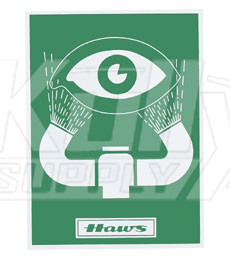 Haws SP175 Eyewash Sign