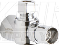 Chicago STB-11-00-AB Angle Stop Ball Valve with Loose Key Handle