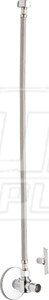 Chicago STB-41-13-AB Angle Stop Ball Valve with Supply Hose and Loose Key Handle