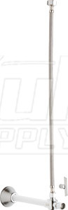 Chicago STB-51-13-AB Angle Stop Ball Valve with Supply Hose and Loose Key Handle
