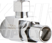 Chicago STC-11-00-AB Angle Stop Compression Valve with Loose Key Handle
