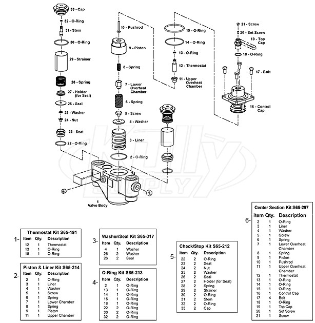 Bradley S59-2130 Parts Breakdown