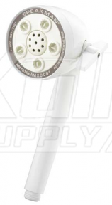 Speakman VS-2000-WHT-BP 5-Jet Anystream 2000 Handheld Showerhead - White & Chrome (Discontinued)
