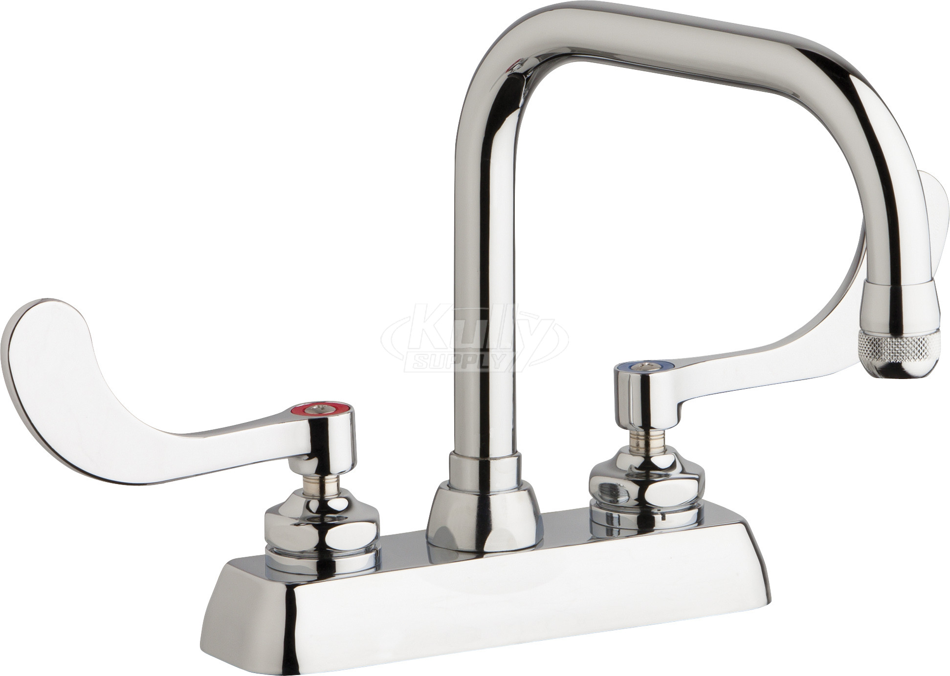 Chicago W4D-DB6AE1-317ABCP Hot and Cold Water Workboard Sink Faucet