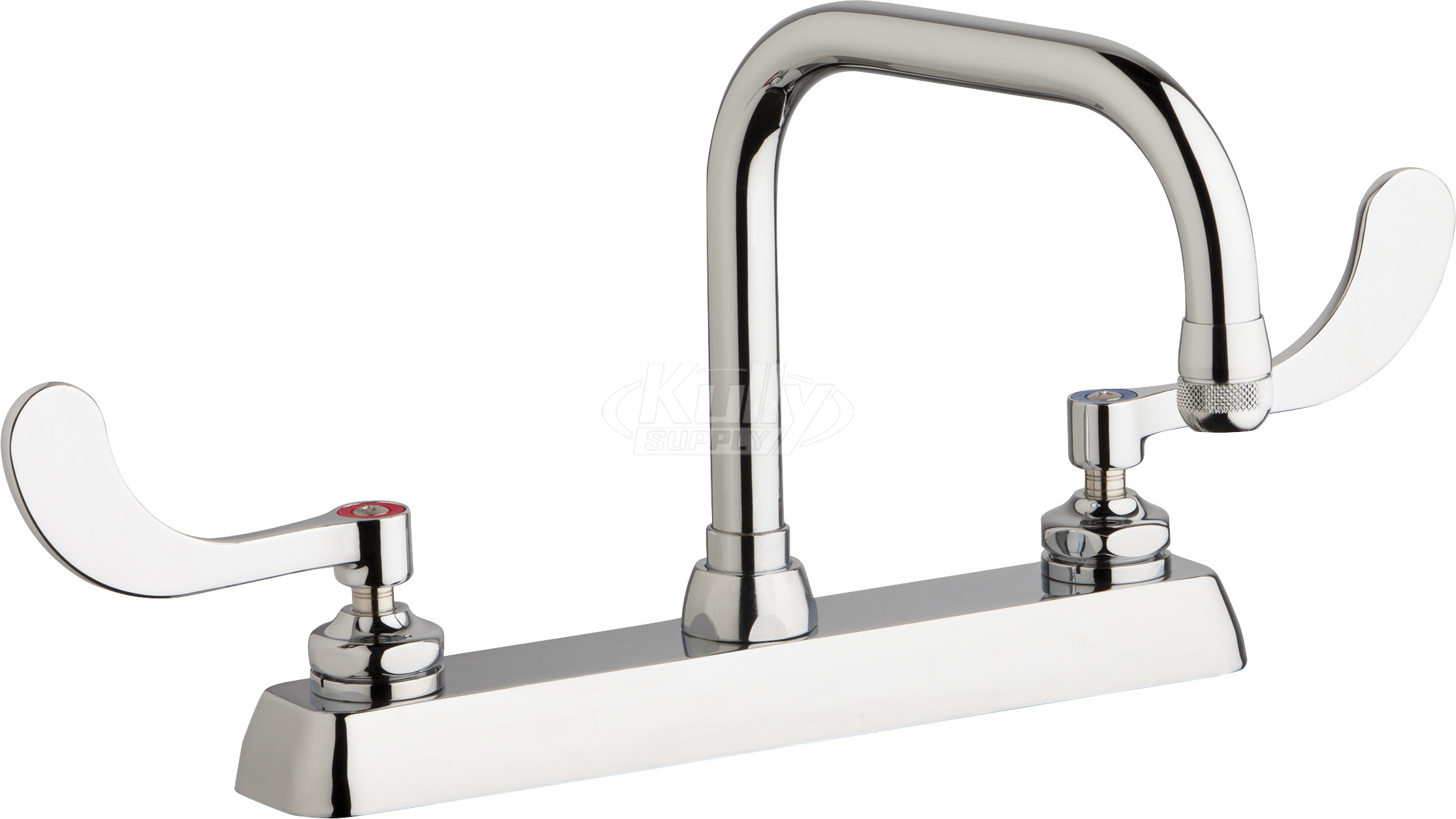 Chicago W8D-DB6AE1-317ABCP Hot and Cold Water Workboard Sink Faucet
