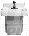 Zurn Z6900-VG Rigid Lavatory Enclosure (with Vandal Guard)