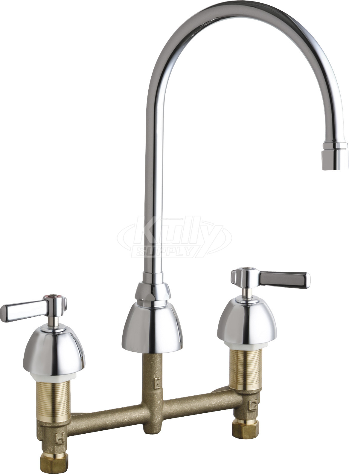 Chicago 201-AGN8AE3VPAABCP E-Cast Concealed Kitchen Sink Faucet