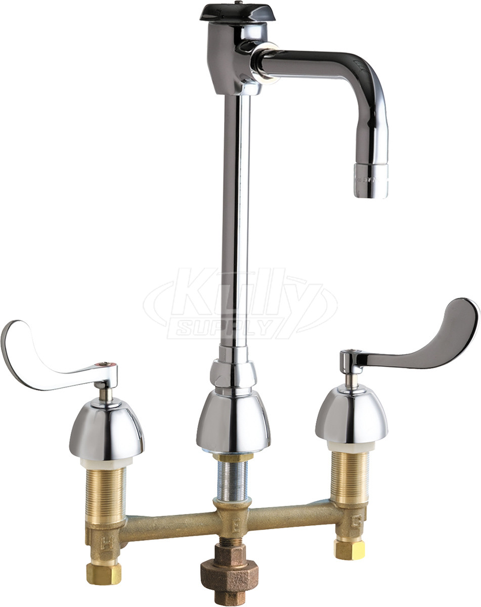 Chicago 786-TWG8BVBE3MAB Concealed Hot and Cold Water Sink Faucet with Third Water Inlet