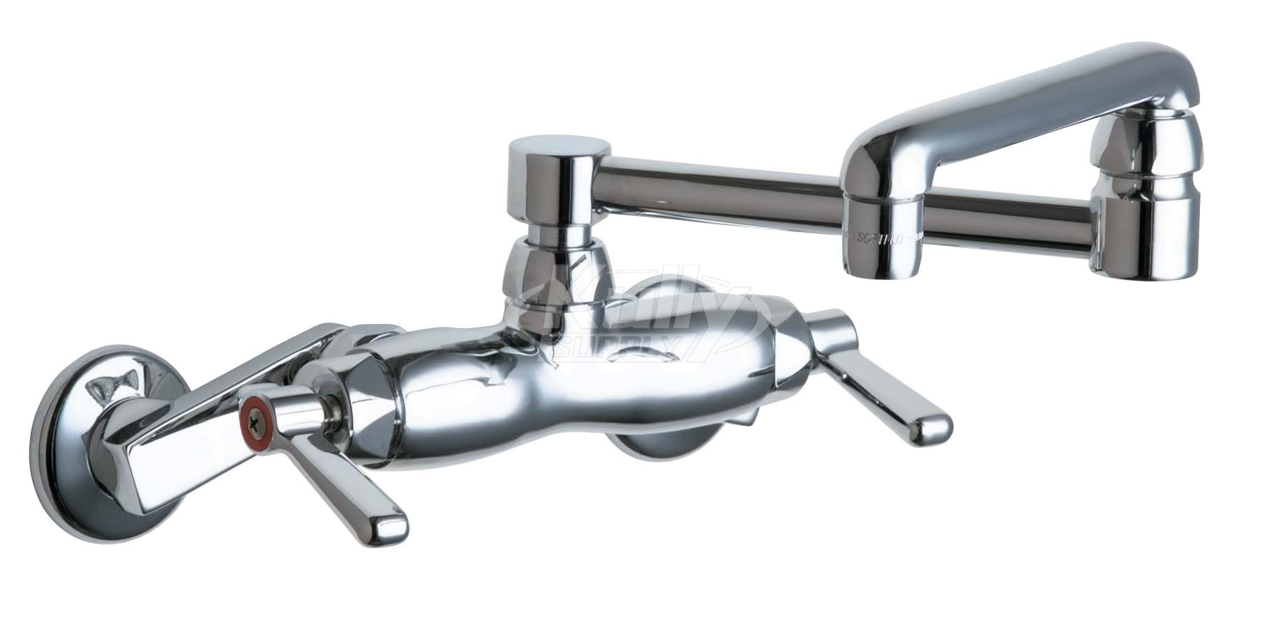 Chicago 445-DJ13ABCP Hot and Cold Water Sink Faucet