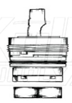 American Standard 44885-0070A Single Lever Ceramic Cartridge For Reliant