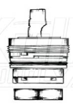 American Standard 44885-0070A Single Lever Ceramic Cartridge For Reliant