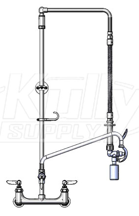 T&S Brass B-0131-ADF12-BC Pre-Rinse Unit