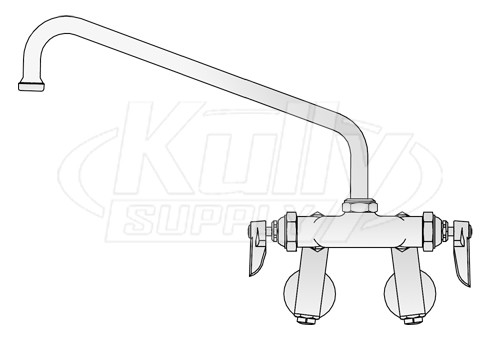 T&S Brass B-0241 Double Pantry Faucet