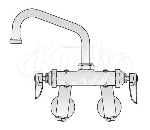T&S Brass B-0242 Double Pantry Faucet