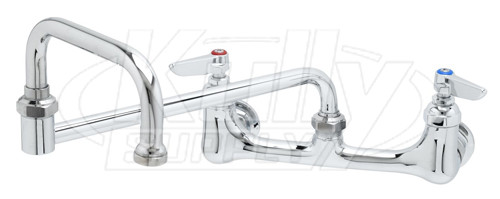 T&S Brass B-0265-BST Double Pantry Faucet