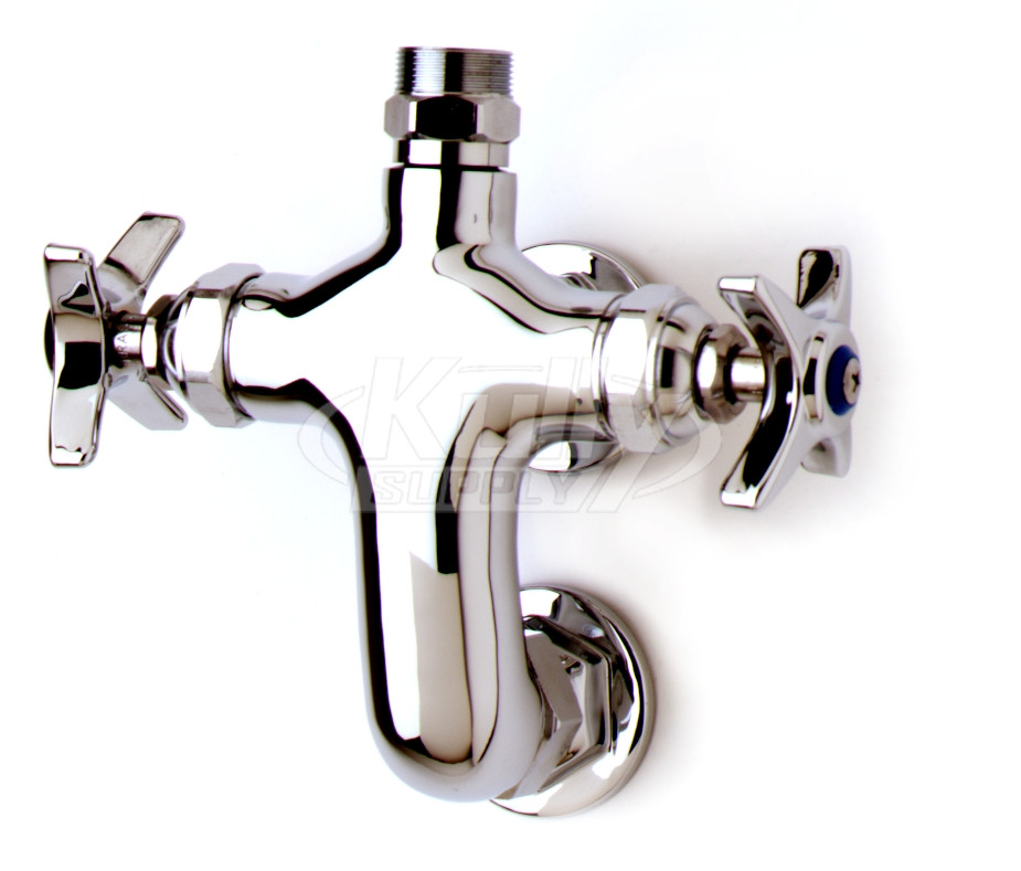 T&S Brass B-0316-LN Wall Mount Swivel Base Faucet