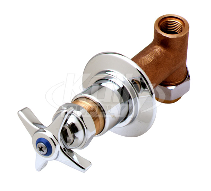 T&S Brass B-1025-UCP Concealed Straight Valve