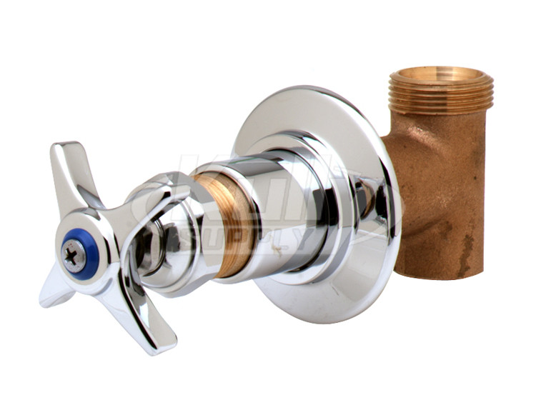 T&S Brass B-1025 Concealed Straight Valve