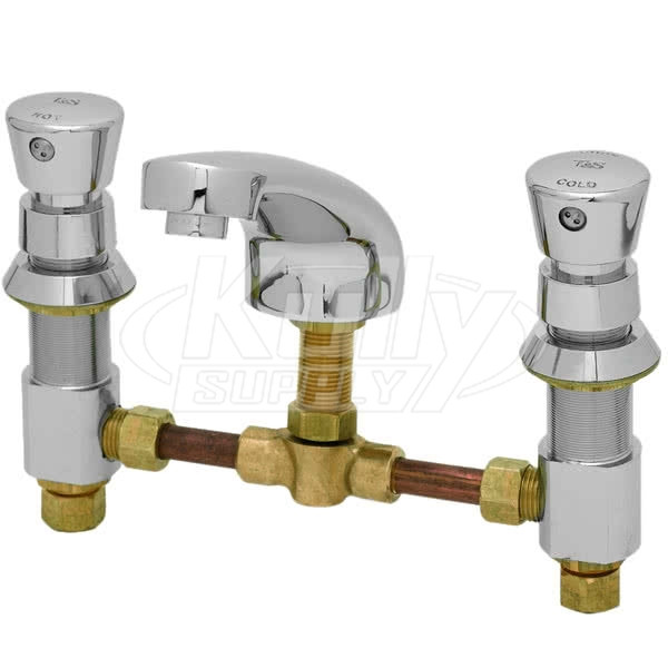 T&S Brass B-2823-02 Deck Mounted 0.5 GPM Metering Faucet