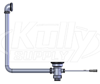 T&S Brass B-3960-01 Lever Waste w/ Overflow