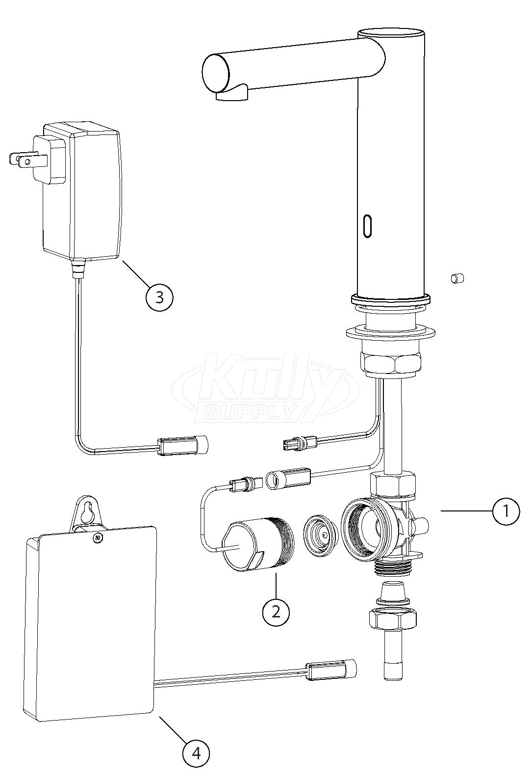 Symmons S6430 Faucet Parts Breakdown