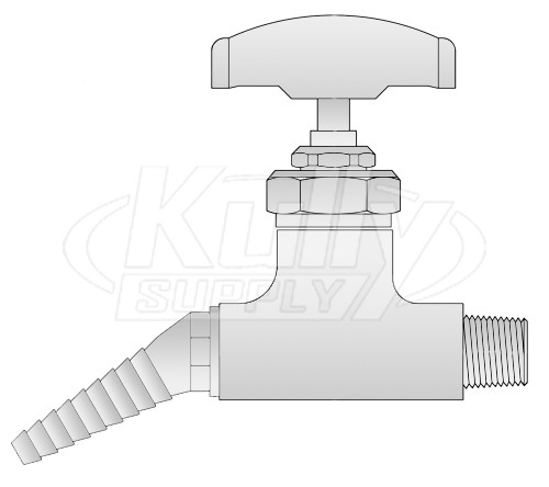 T&S Brass BL-4500-04 Straight Steam Stop