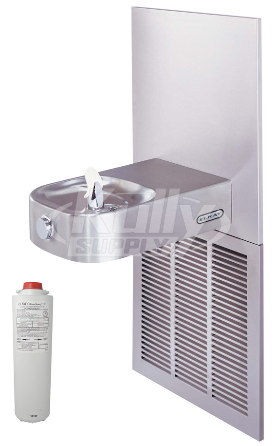 Elkay LCRSP8K Filtered In-Wall Drinking Fountain