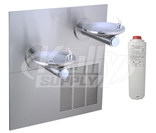 Elkay LRPB28RAK Filtered In-Wall Dual Drinking Fountain