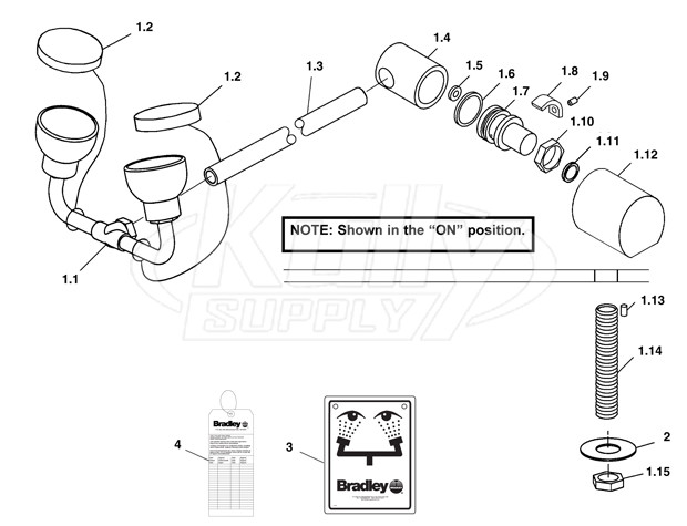 Bradley S19-270JD & S19-270JW Parts Breakdown