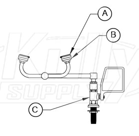 Deck Mount Eyewash