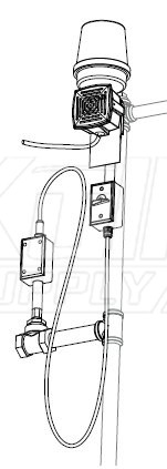 Bradley S19-320B Flow Switch Alarm & Light System w/ AC Transformer