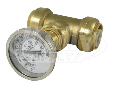 SharkBite 22775 Temperature Gauge (with 1" Tee)