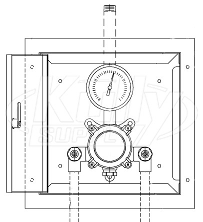 Guardian G3607 Thermostatic Mixing Valve (for Eyewashes) (Discontinued)