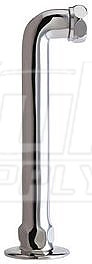 Chicago LSJKABCP Angle 8" Inlet Supply Arm  with 1/2" NPT Female Thread Inlet
