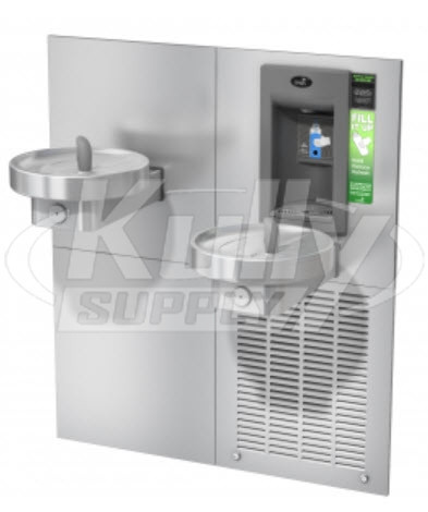 Oasis M8CREBF Dual Drinking Fountain w/ Electronic Bottle Filler