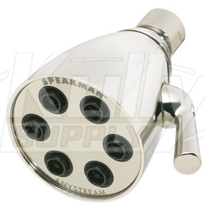 Speakman S-2252-PN 6-Jet Anystream Showerhead - Polished Nickle