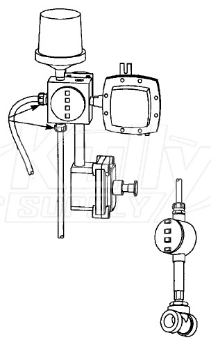 Bradley S19-320EXP120 Explosion-Proof Flow Switch Alarm & Light System 120V