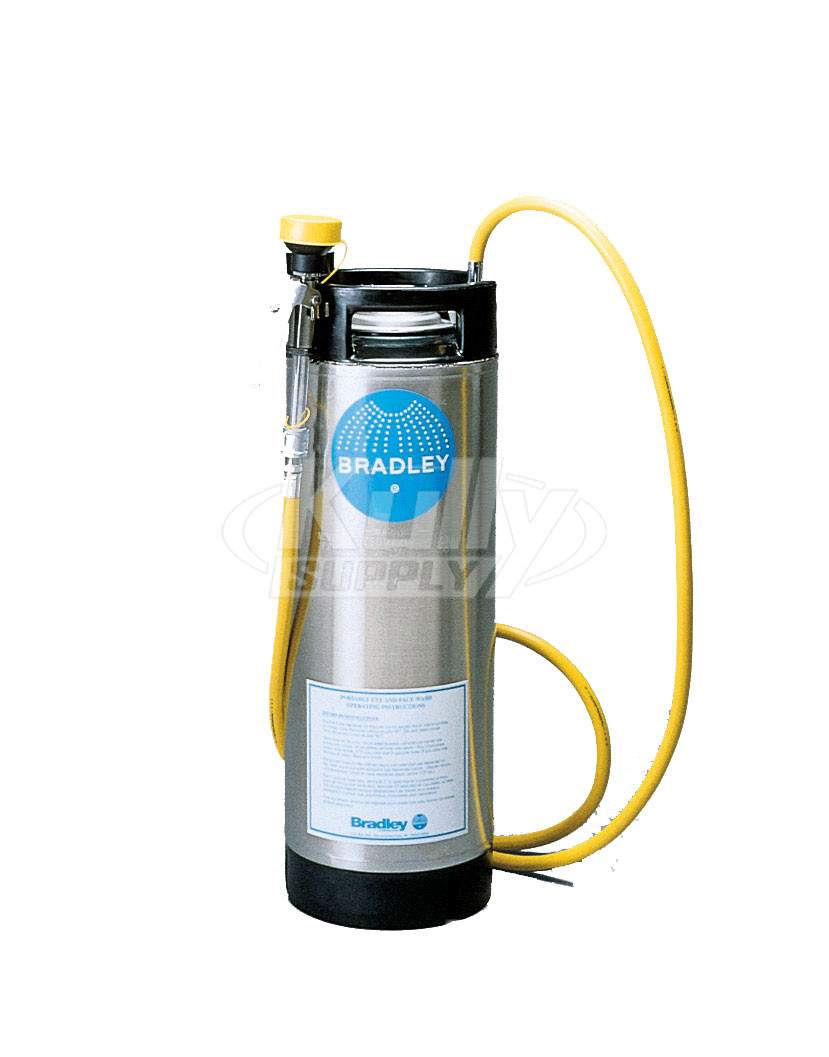 Bradley S19-670 Portable Pressurized Eyewash 5 Gallon (with Drench Hose)