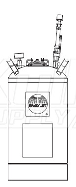 Bradley S19-690LHS Portable Pressurized Tank 10 Gallon (with Eyewash)