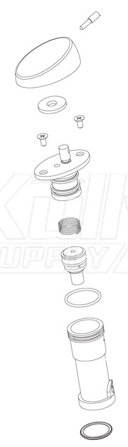 Bradley S65-091 Repair Kit with Push Button