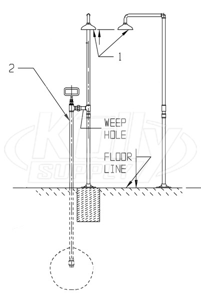 Speakman SE-260 Shower Parts Breakdown