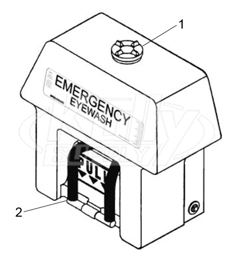 Speakman SE-4000 Portable Eyewash Parts Breakdown