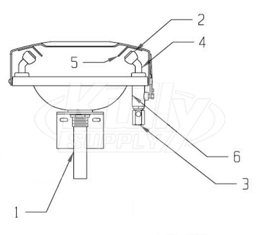 Speakman SE-505 Eyewash Parts Breakdown