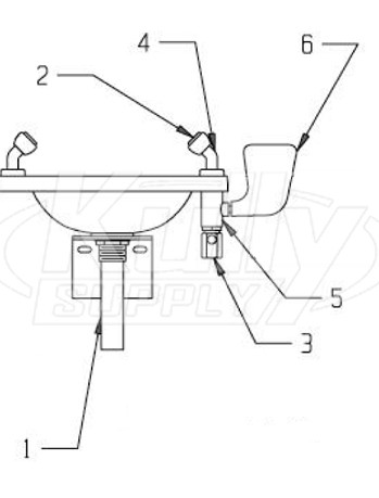 Speakman SE-506 Eyewash Parts Breakdown