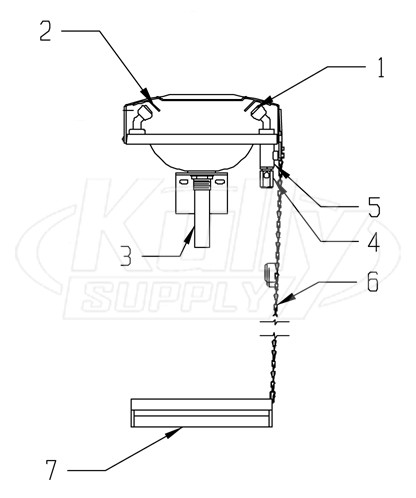 Speakman SE-515 Eyewash Parts Breakdown