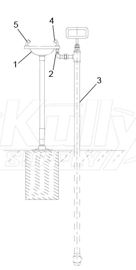 Speakman SE-556 Eyewash Parts Breakdown