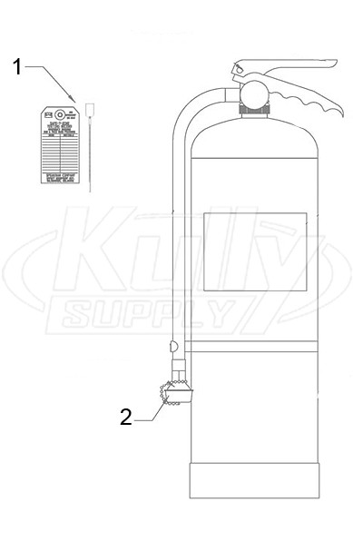 Speakman SE-599 Portable Eyewash Parts Breakdown